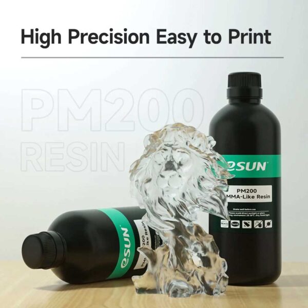 eResin PMMA Like Resin PM200 Clear - Image 3