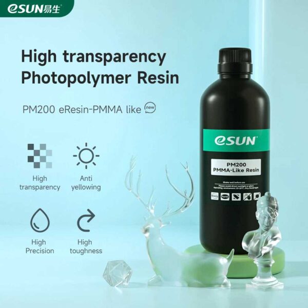 eResin PMMA Like Resin PM200 Clear - Image 2